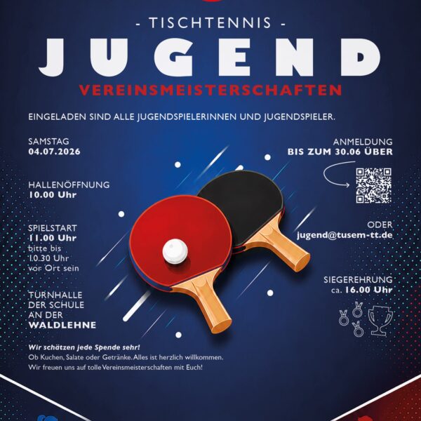 Vereinsmeisterschaften Jugend 2026